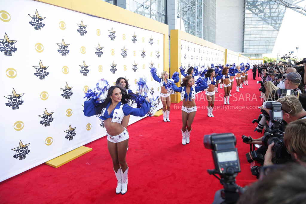 Dallas Cowboy Cheerleaders - 50th ACM Awards 