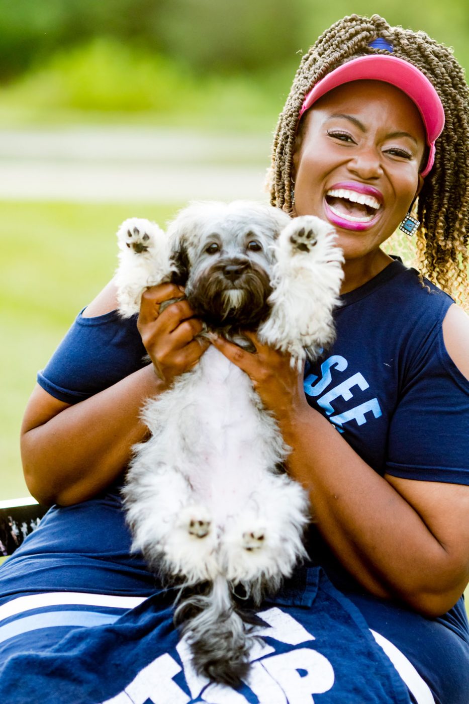 Mandisa And Kiya Celebrity Dogs And Their People By Sara Kauss